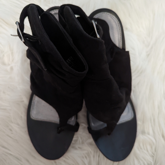 Women's Bootie Sandal Heels - Picture 3 of 10